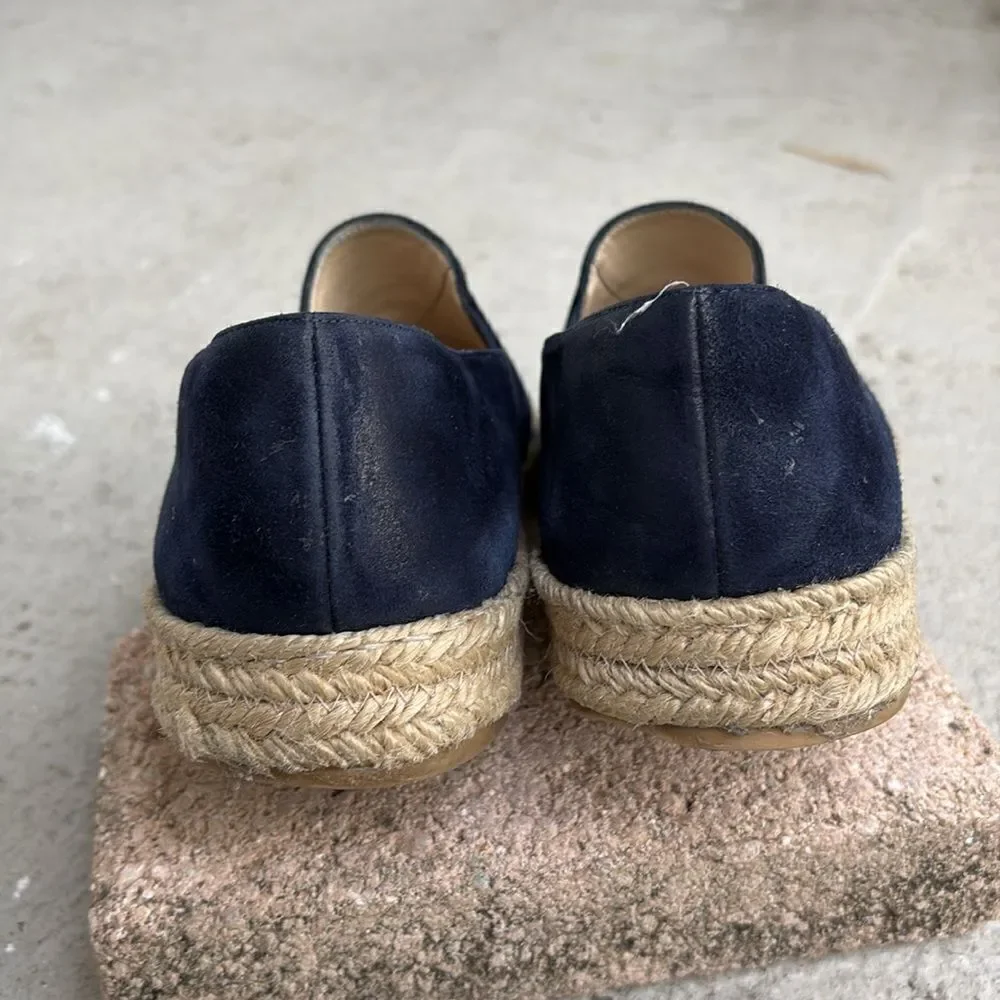 Stuart Weitzman suede espadrille’s